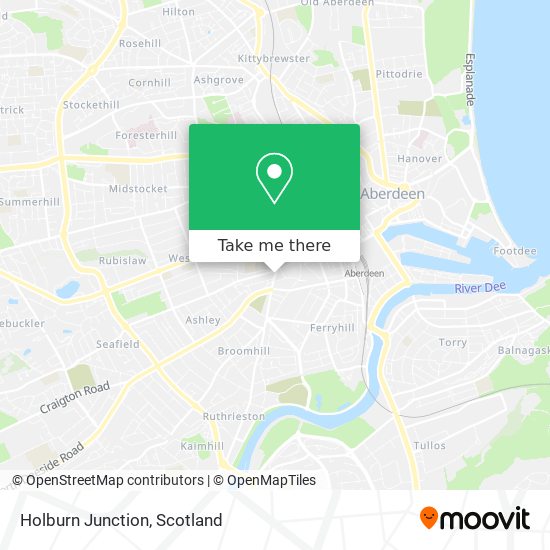 Holburn Junction map