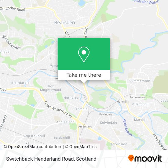 Switchback Henderland Road map