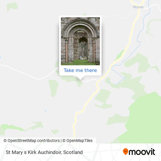 St Mary s Kirk Auchindoir map