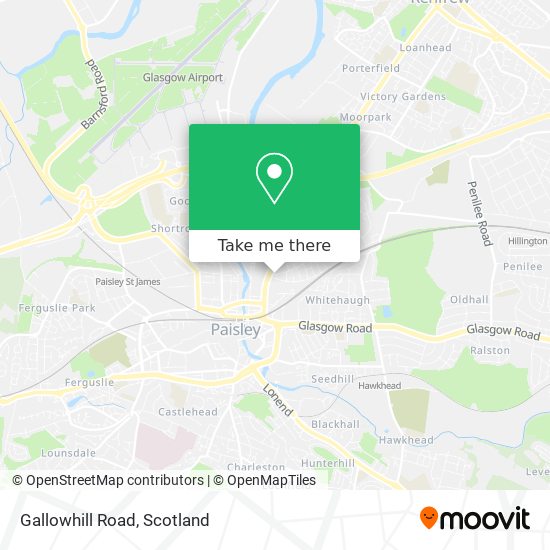 Gallowhill Road map
