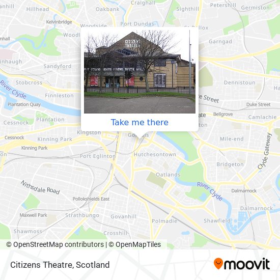 Citizens Theatre map