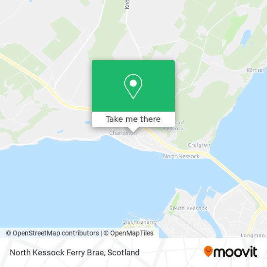 North Kessock Ferry Brae map