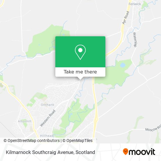 Kilmarnock Southcraig Avenue map