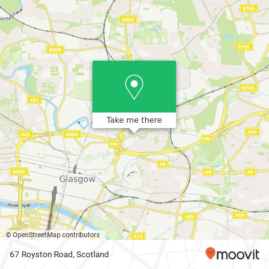 67 Royston Road map