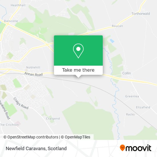 Newfield Caravans map