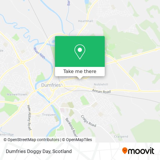 Dumfries Doggy Day map