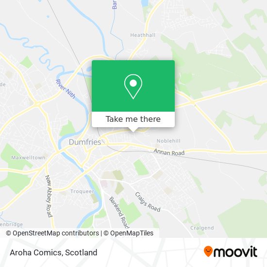 Aroha Comics map