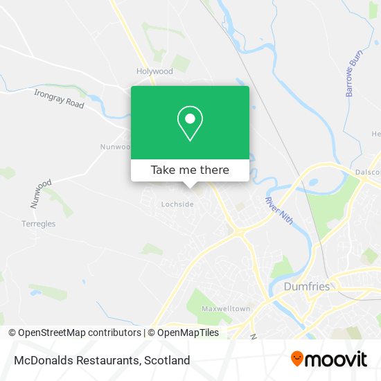 McDonalds Restaurants map