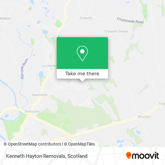 Kenneth Hayton Removals map