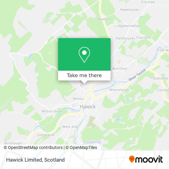 Hawick Limited map