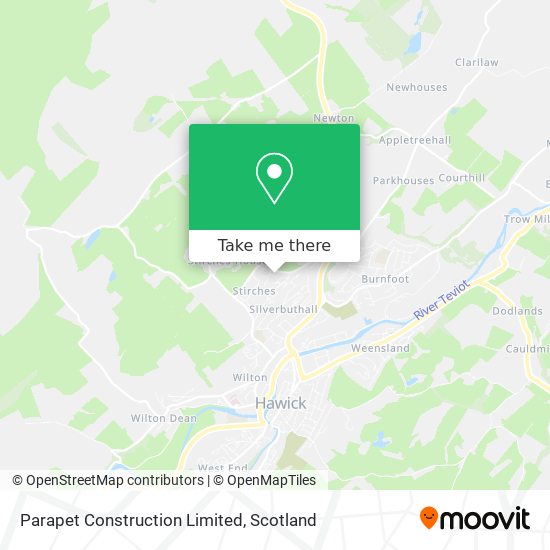 Parapet Construction Limited map