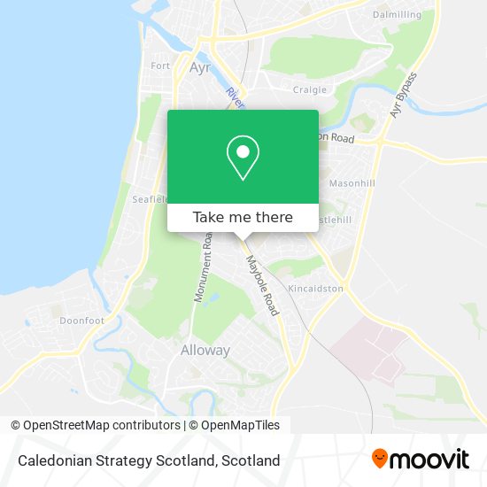 Caledonian Strategy Scotland map