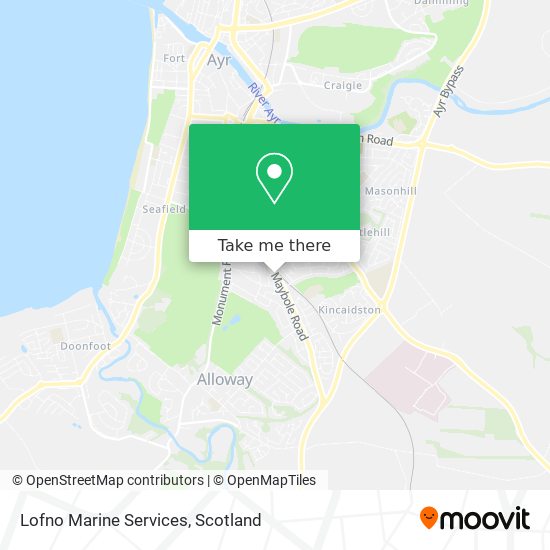 Lofno Marine Services map