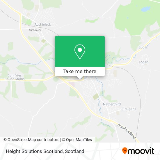 Height Solutions Scotland map