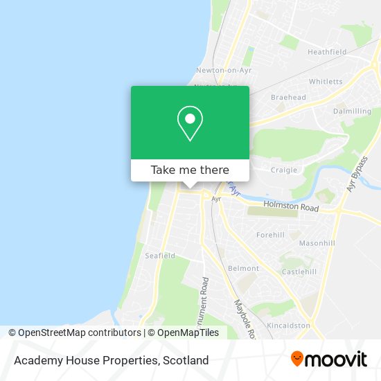 Academy House Properties map