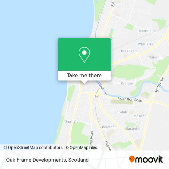 Oak Frame Developments map