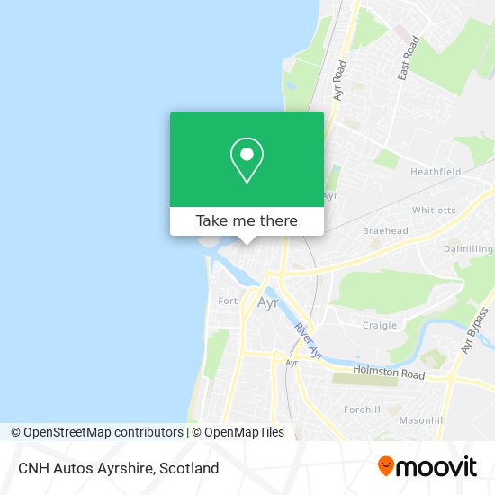 CNH Autos Ayrshire map