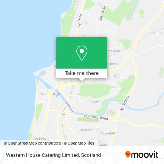 Western House Catering Limited map
