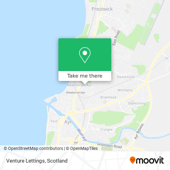 Venture Lettings map