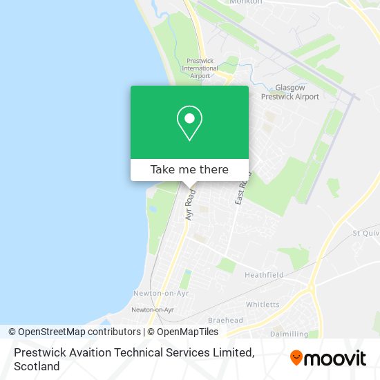 Prestwick Avaition Technical Services Limited map