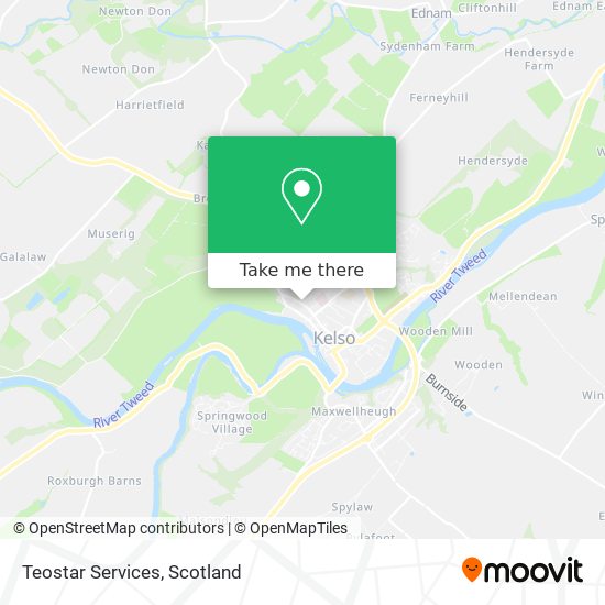 Teostar Services map