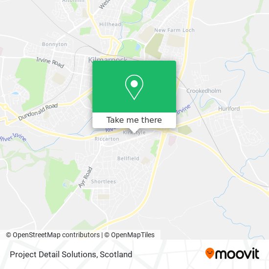 Project Detail Solutions map