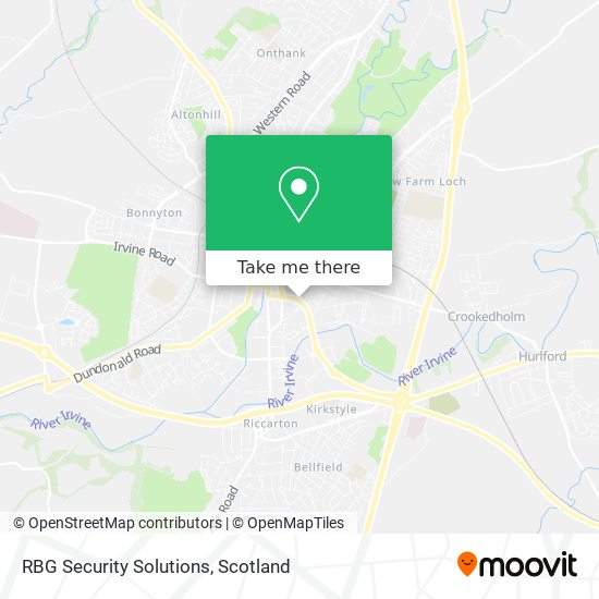 RBG Security Solutions map