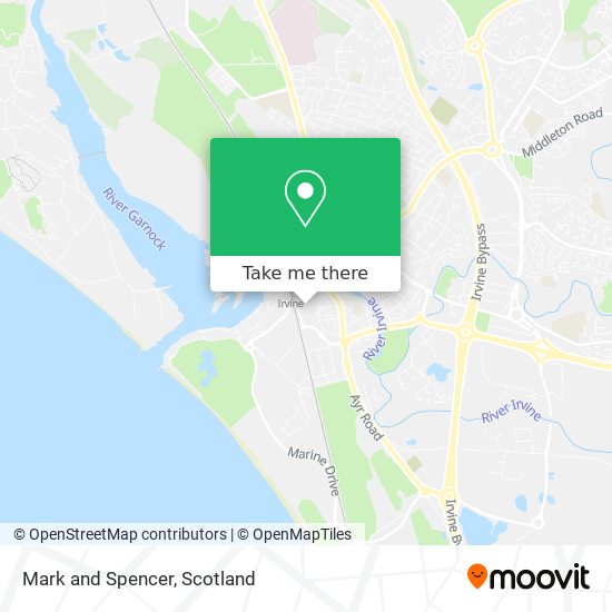 Mark and Spencer map