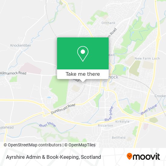 Ayrshire Admin & Book-Keeping map