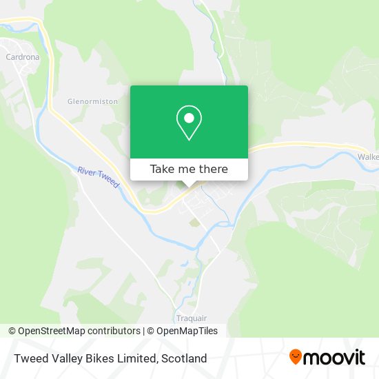Tweed Valley Bikes Limited map