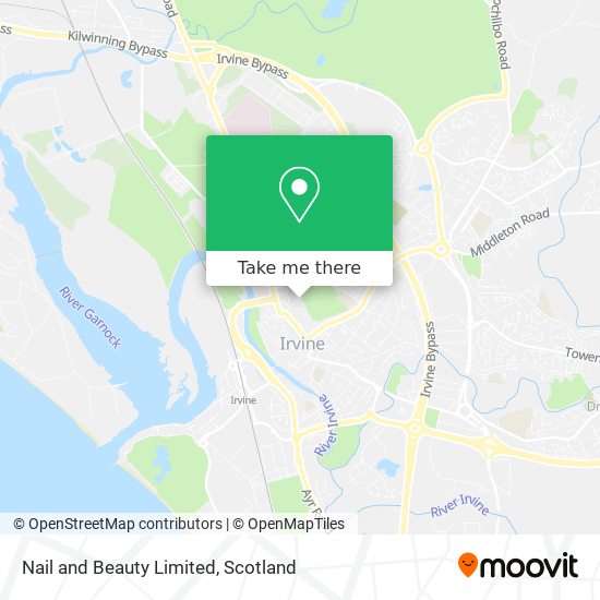 Nail and Beauty Limited map