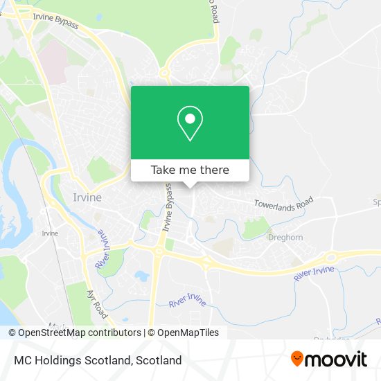 MC Holdings Scotland map