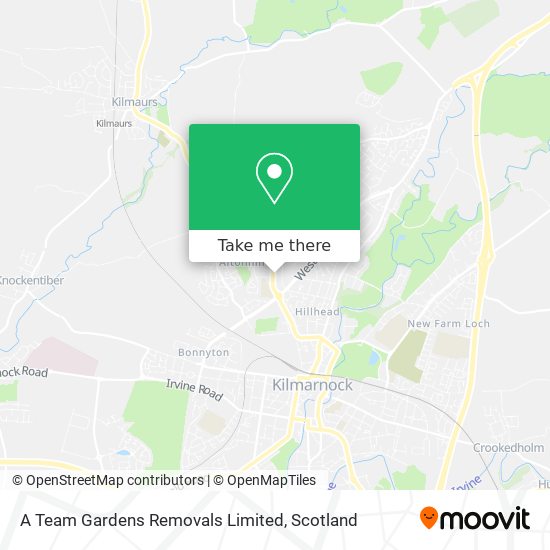 A Team Gardens Removals Limited map