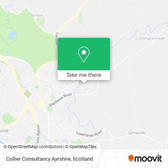 Collier Consultancy Ayrshire map
