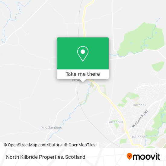 North Kilbride Properties map