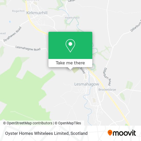 Oyster Homes Whitelees Limited map