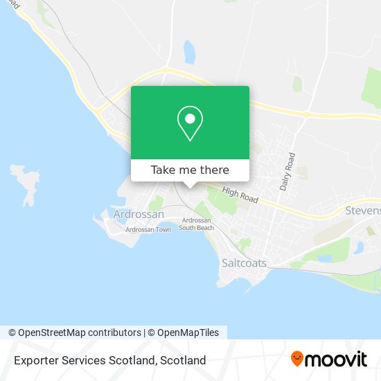 Exporter Services Scotland map