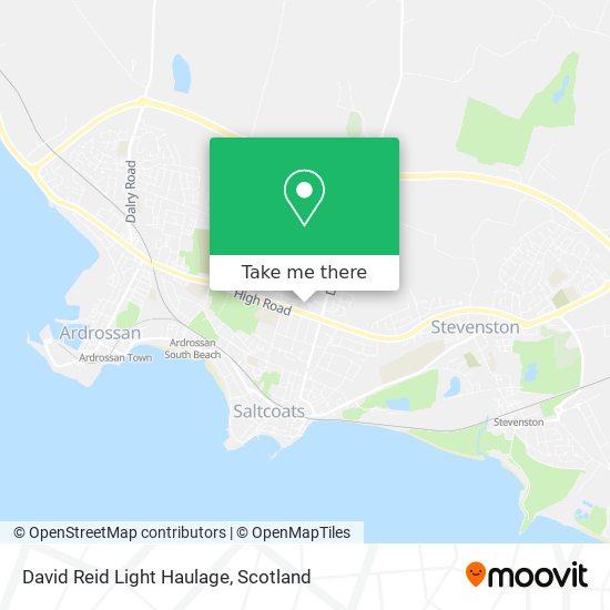 David Reid Light Haulage map