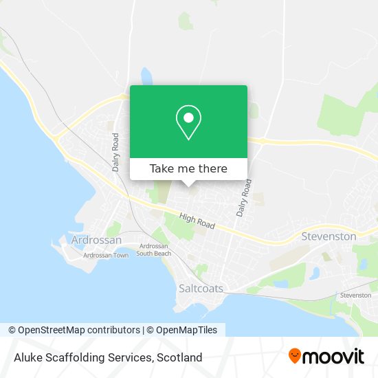 Aluke Scaffolding Services map