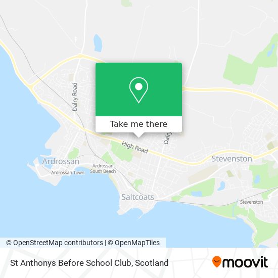 St Anthonys Before School Club map