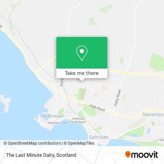 The Last Minute Dalry map