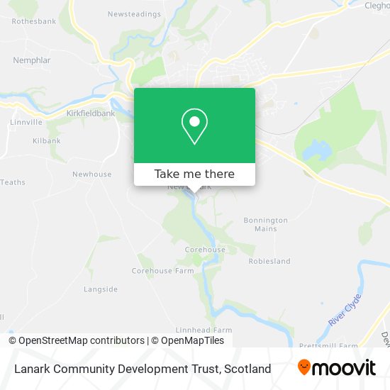 Lanark Community Development Trust map