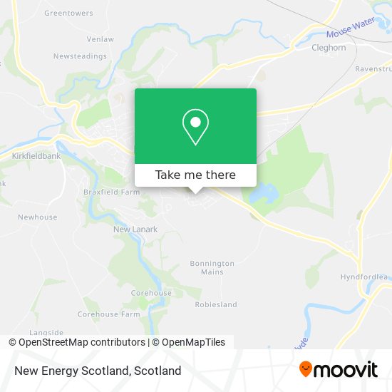 New Energy Scotland map