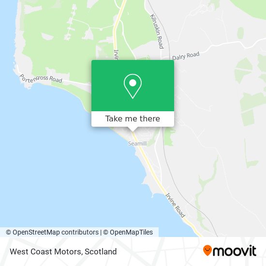 West Coast Motors map