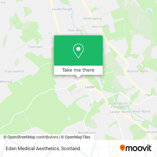 Eden Medical Aesthetics map