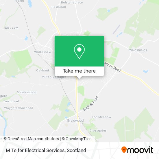 M Telfer Electrical Services map