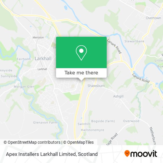 Apex Installers Larkhall Limited map