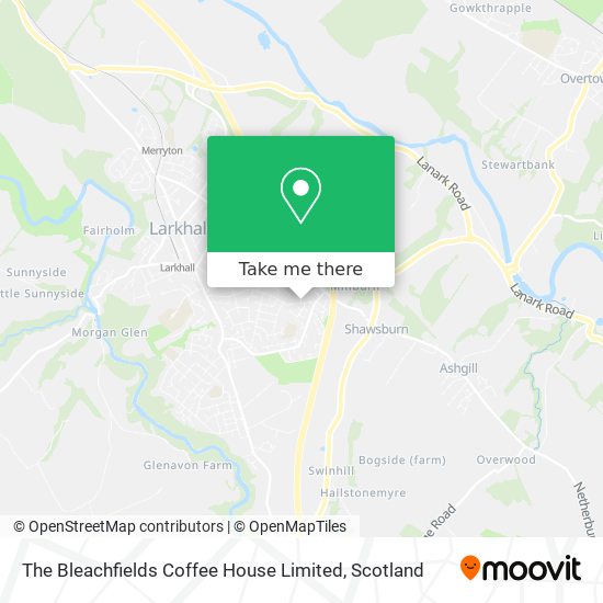 The Bleachfields Coffee House Limited map