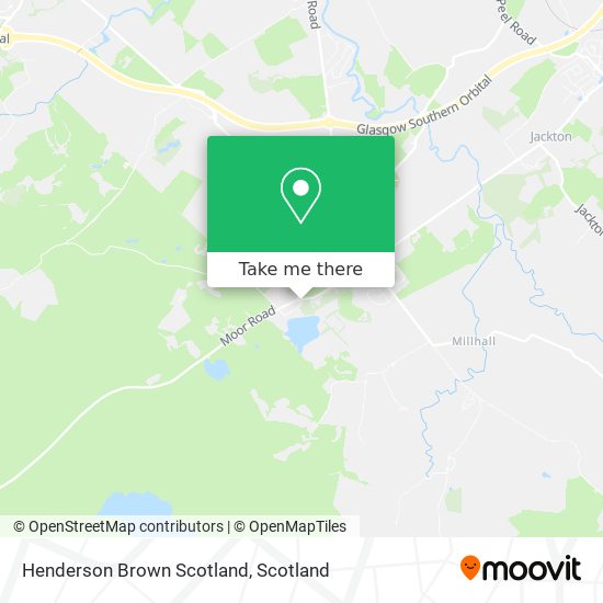 Henderson Brown Scotland map