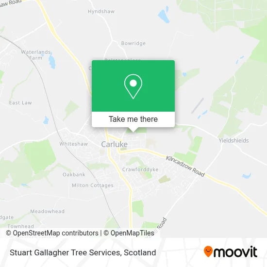 Stuart Gallagher Tree Services map